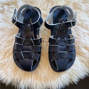 NWOT Navy Saltwater Sandals Toddler 10